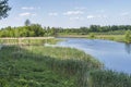 Quiet Ros river at summer Royalty Free Stock Photo