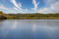 Quiet Ros river in summer, Ukraine Royalty Free Stock Photo