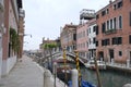 Quiet side canal in Venice