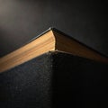 Classic Hardcover Book in Low-Key Light Royalty Free Stock Photo