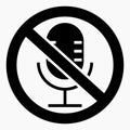 Quiet. Stop sound. Not loud. No microphone