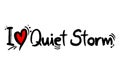 Quiet Storm music love Royalty Free Stock Photo