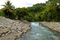 Quiet stream in rural Dominica, Caribbean