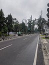 Quiet Street in Dago, Bandung Royalty Free Stock Photo