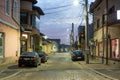 Quiet street in Giurgiu city, Romania