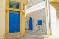 The quiet street of Monastir Medina Royalty Free Stock Photo