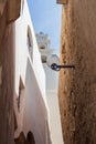 Quiet street in old city Yafo-Israel Royalty Free Stock Photo