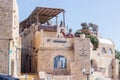 Quiet street in old city Yafo, Israel Royalty Free Stock Photo