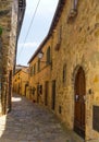 Street in Montefioralle, Tuscany Royalty Free Stock Photo