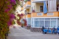 Quiet Turkish street in Mahmutlar, Alanya, Turkey