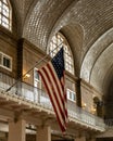 Quiet Corner of the Great Hall Registration Room on Ellis Island