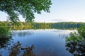 Quiet Waters on Wilderness Lake Royalty Free Stock Photo