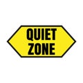 Quiet zone symbol icon Royalty Free Stock Photo