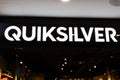 Quiksilver store in Galeria Shopping Mall in Saint Petersburg, Russia.