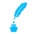 Quill pen vector icon