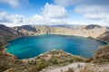 Quilotoa crater lake, Ecuador