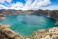 Quilotoa crater lake, Ecuador