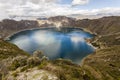 Quilotoa crater lake, Ecuador