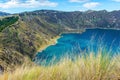 Quilotoa volcanic crater lake, Quito, Ecuador