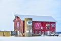 Wisconsin Sports Team Quilt Barn Royalty Free Stock Photo