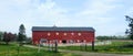Quilt Barn in Walworth County, WI with five Quilts Royalty Free Stock Photo