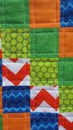 Quilt close up Royalty Free Stock Photo