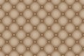 quilted buttoned leather pattern vector. Upholstery or walls.