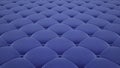 Quilted fabric surface. Light blue velvet. Option 1 Royalty Free Stock Photo