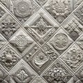 Quilted Pattern A grid like pattern resembling quilt Royalty Free Stock Photo