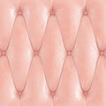 A quilted soft leather pink panel. 3d rendering