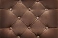 Quilted velvet brown fabric