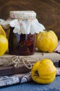 Quince jam Royalty Free Stock Photo
