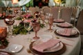 QuinceaÃÂ±era xv aÃÂ±os sweet 16 maximal luxury pink decoration table set