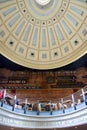 The Quincy Market Rotunda, an internal view. Boston, MA, USA. September 27, 2016.