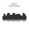 Quincy, Massachusetts ( city silhouette )