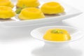 Quindim - Brazilian Coconut Flan Royalty Free Stock Photo