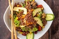 Quinoa and avocado salad. detox diet or just a healthy meal. Selective focus with extreme shallow depth of field