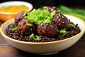 quinoa and black bean meatless meatballs