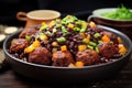 quinoa and black bean meatless meatballs