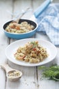 Quinoa and bulgur pilaf