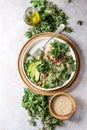 Quinoa salad with kale Royalty Free Stock Photo