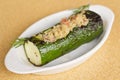 Quinoa Stuffed Zucchini Royalty Free Stock Photo