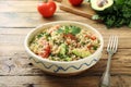 Quinoa vegetarian salad Royalty Free Stock Photo