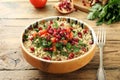 Quinoa vegetarian salad Royalty Free Stock Photo