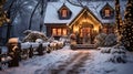 Classic Cabin: Snow-Capped Serenity