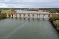 Quintos bridge, is a road bridge inaugurated in 1920, over the river Esla, in the town of Santa Eulalia de Tabara, Municipality of