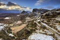 Quiraing, Isle of Skye, Scotland Royalty Free Stock Photo