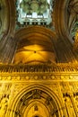 Quire screen and fan vaulting Canterbury Cathedral Kent United Kingdom Royalty Free Stock Photo