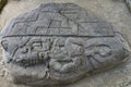 Quirigua, Guatemala, Central America: mayan zoomorph / stela in Quirigua.