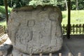 Quirigua, Guatemala, Central America: mayan zoomorph / stela in Quirigua.